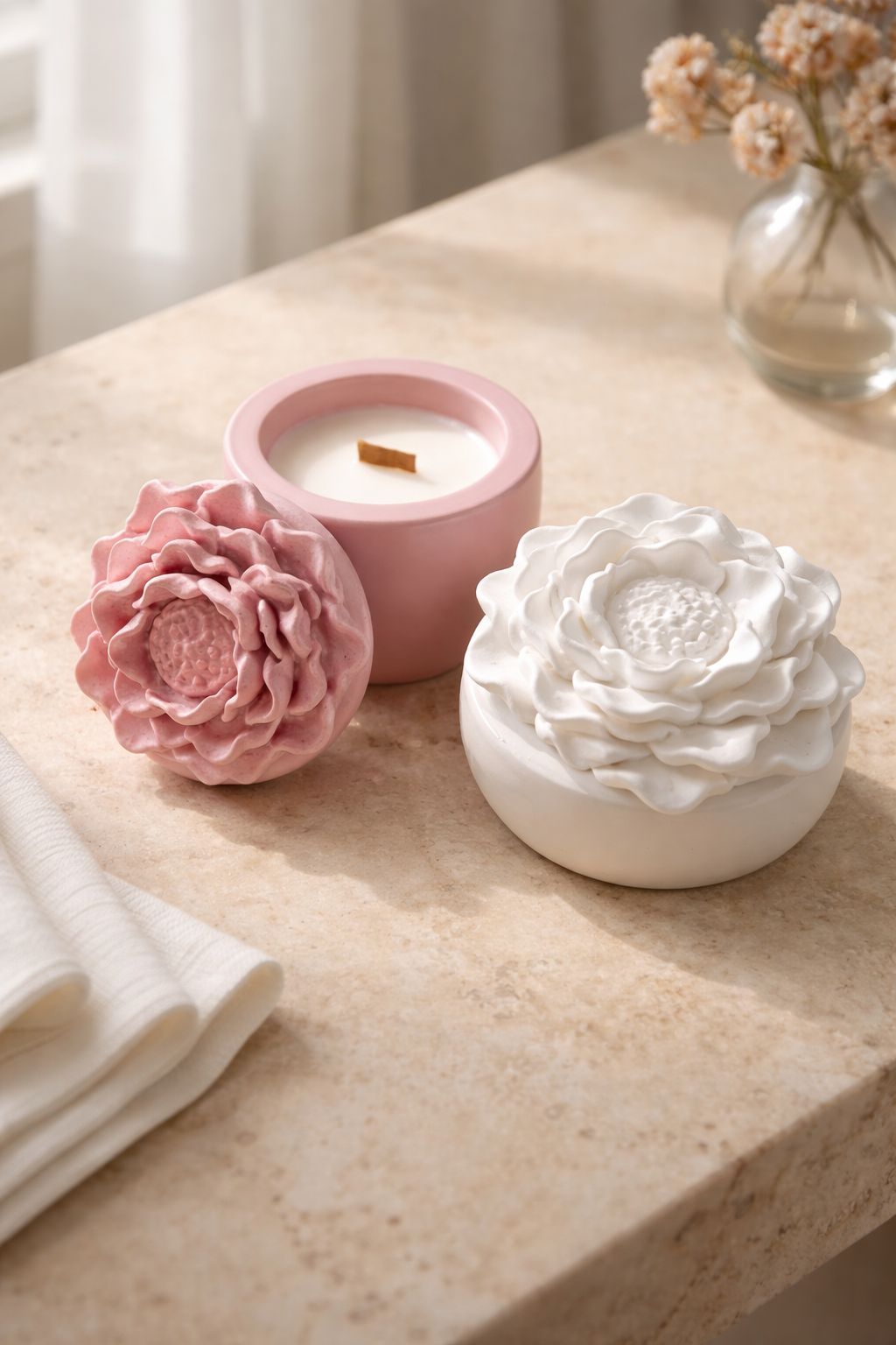 Vela Rose – Elegância Botânica